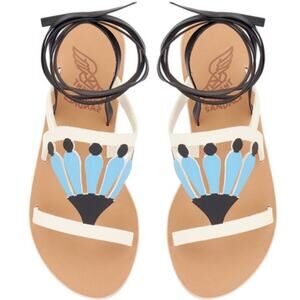 $285 Ancient Greek Sandals Lilly Winged •40/9•Wrap Dust Bag Gladiator Shoes NEW